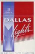 Dallas Lights Cigarettes pack