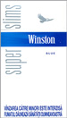 Winston Super Slims Blue 100's Cigarettes pack