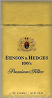 BENSON HEDGE GOLD BOX 100 Cigarettes pack