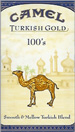 CAMEL TURKISH GOLD BOX 100 Cigarettes pack