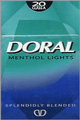 DORAL LIGHT MENTHOL BOX KING Cigarettes pack