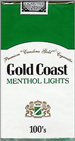 GOLD COAST LIGHT MENTHOL SP 100 Cigarettes pack