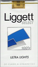 LIGGETT SELECT ULTRA LT SF 100 Cigarettes pack
