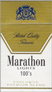 MARATHON LIGHT BOX 100 Cigarettes pack
