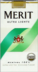 MERIT ULTRA MENTHOL 100 Cigarettes pack