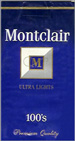 MONTCLAIR ULTRA LIGHT 100 Cigarettes pack