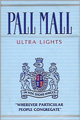 PALL MALL ULTRA LIGHT BOX KING Cigarettes pack