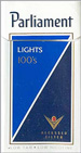 PARLIAMENT RC LIGHT BOX 100 Cigarettes pack